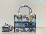 Replica CD LADY D-LITE Five-grid Butterfly Princess Diana Bag Medium